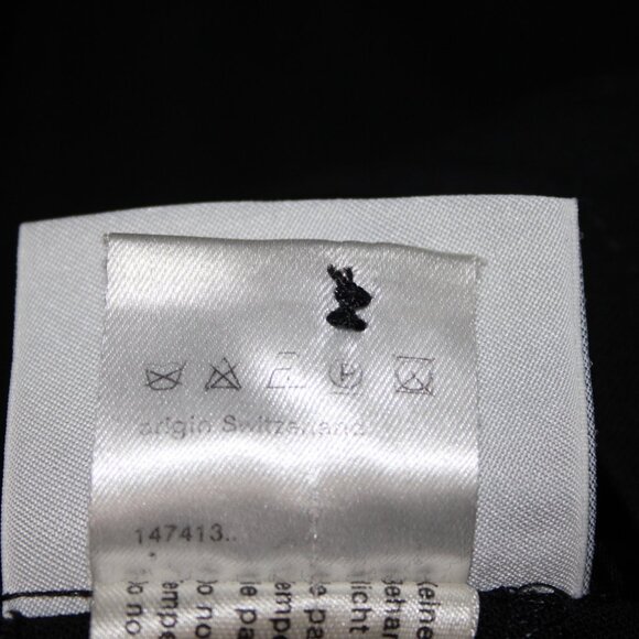 Akris Punto Pant Sz 10 x 30 Black Pockets Sheer 100% Wool Pant - Picture 12 of 16